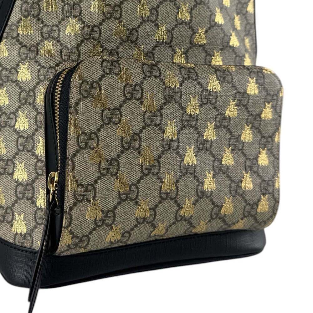 GUCCI Black Canvas Backpack - Picture 12 of 15